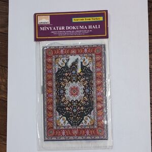 Turkish Miniature Orient Dollhouse Rug Souvenir New